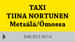 Taxi Tiina Nortunen Metsälä/Ömossa